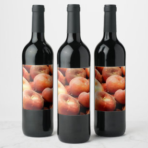 Rótulo De Garrafa De Cerveja Peach Doughnut
