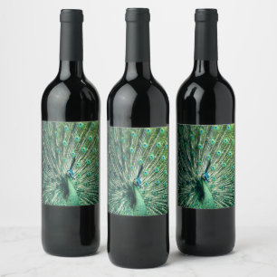 Rótulo De Garrafa De Cerveja Peacock Strut