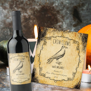 Rótulo De Garrafa De Cerveja Peças apóthecary Hhalloween
