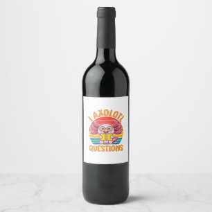Rótulo De Garrafa De Cerveja Perguntas do Axolote I