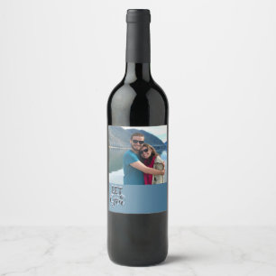 Rótulo De Garrafa De Cerveja Permitir Que A Fotografia Personalizada Da Neve