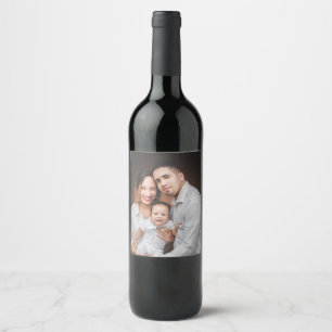 Rótulo De Garrafa De Cerveja Personalizada Foto da Família Personalizada