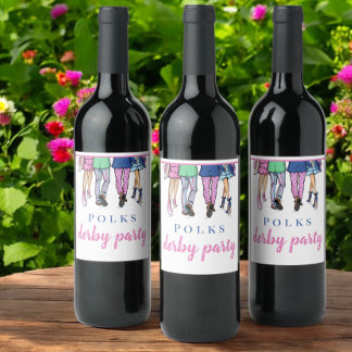 Rótulo De Garrafa De Cerveja Personalizado da Moda de Corrida de Cavalo do Part