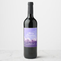 Personalizado Roxo Branco Neve Pacífico Floresta N