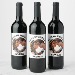 Rótulo De Garrafa De Cerveja Personalizado Você É Minha Fonte De Foto De Felici