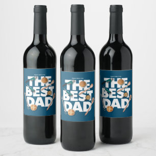 Rótulo De Garrafa De Cerveja Personalizar Dia de os pais Feliz O melhor Pai e