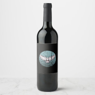 Rótulo De Garrafa De Cerveja Pigeon Retro