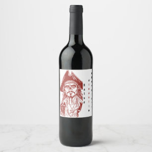 Rótulo De Garrafa De Cerveja Pirata-Pensada com Advento Personalizado