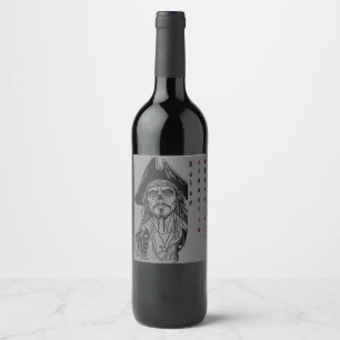 Rótulo De Garrafa De Cerveja Pirata-Pensada com Advento Personalizado