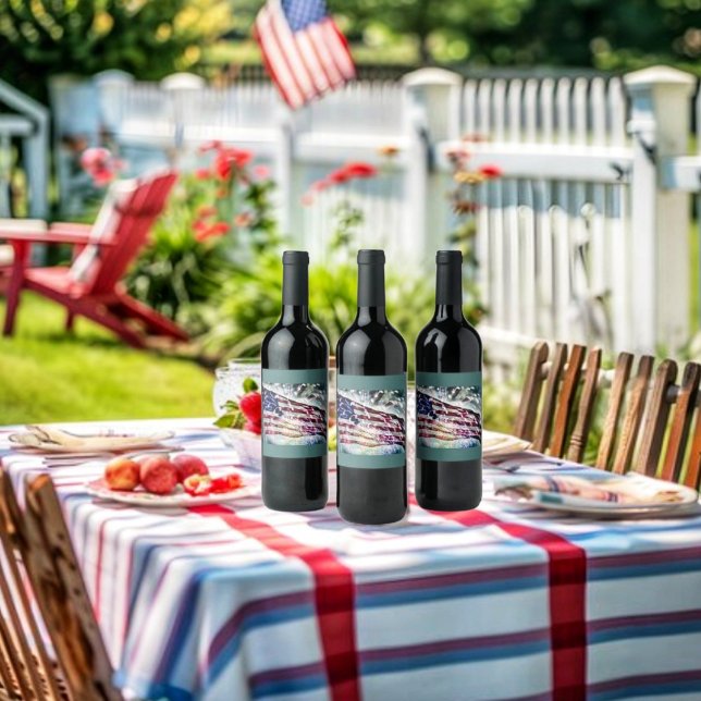 Rótulo De Garrafa De Cerveja Plano de fundo do Fireworks (Customized wine labels, just in time for summer holiday fun!)