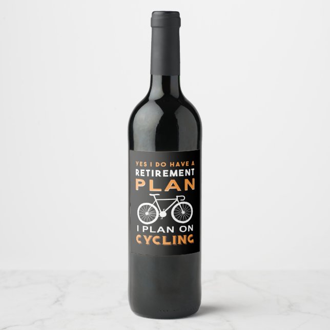 Rótulo De Garrafa De Cerveja Plano De Reforma I Planejo De Ciclismo (Frente)