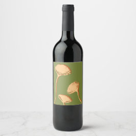 Rótulo De Garrafa De Cerveja Pó de Dente-de-Leão