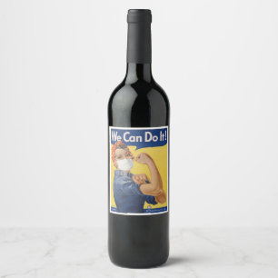 Rótulo De Garrafa De Cerveja Podemos Fazer Isso! Rosie the Riveter 2020 Reboot