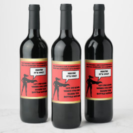 Rótulo De Garrafa De Cerveja Pop the Cork: Seductive Wine Labels That Speak You