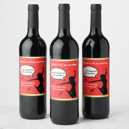 Rótulo De Garrafa De Cerveja Pop the Cork: Seductive Wine Labels That Speak You