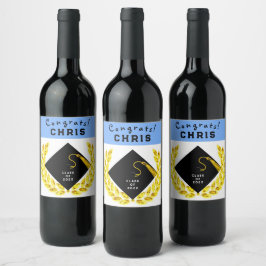 Rótulo De Garrafa De Cerveja Presente de festa de formatura