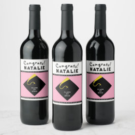 Rótulo De Garrafa De Cerveja Presente de festa de formatura