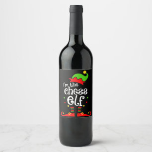 Rótulo De Garrafa De Cerveja presente de natal de amigo da família de elf xmas