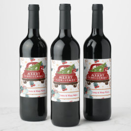 Rótulo De Garrafa De Cerveja Presente de Natal Personalizado