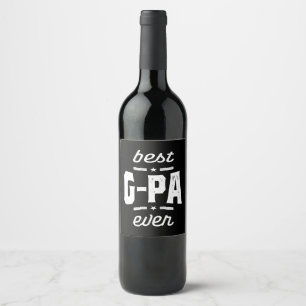 Rótulo De Garrafa De Cerveja Presente do vovô do melhor G-Pa de sempre