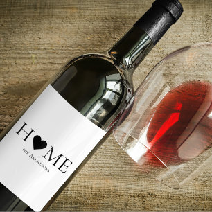 Rótulo De Garrafa De Cerveja Presente Personalizado da Família Doméstica Mode