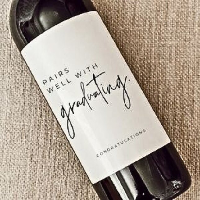 Rótulo De Garrafa De Cerveja presentes de graduação 2024 (Criador carregado)