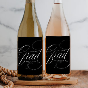 Rótulo De Garrafa De Cerveja Preto  Graduação de Eloquência
