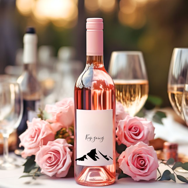 Rótulo De Garrafa De Cerveja Preto Moderno Fica Simples (Criador carregado)