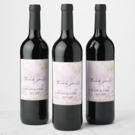 Rótulo De Garrafa De Cerveja Primavera Colorida Verão Floral Boho Jardim