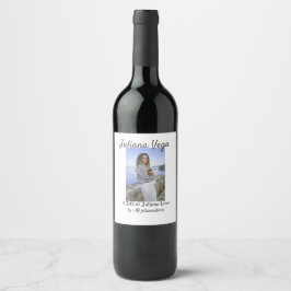 Rótulo De Garrafa De Cerveja proprietária de empresa CEO handle do Instagram