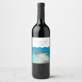 Rótulo De Garrafa De Cerveja Protaras Beach Chipre