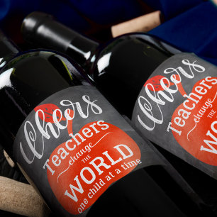 Rótulo De Garrafa De Cerveja Quadro de Quotas do Professor de Saúde com Maçã Ve