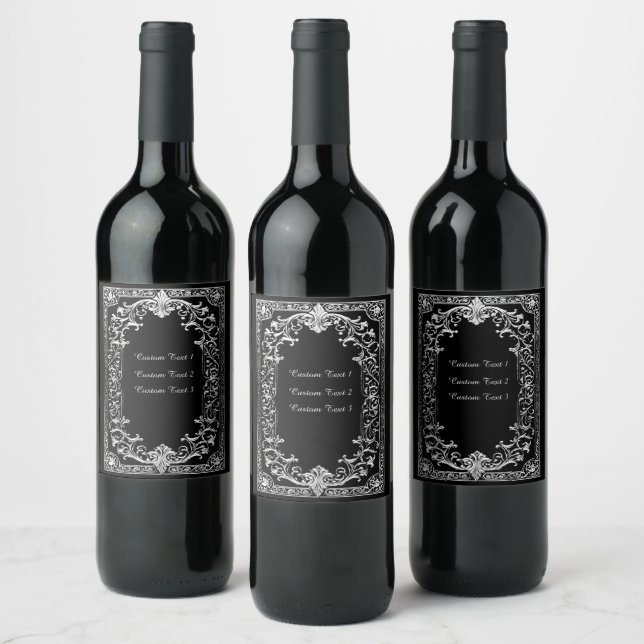 Rótulo De Garrafa De Cerveja Qualquer Quadro Silver de Ocasião (Garrafas)