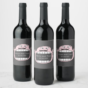 Rótulo De Garrafa De Cerveja Recepção de casamento de ensaio de vinho Elegante