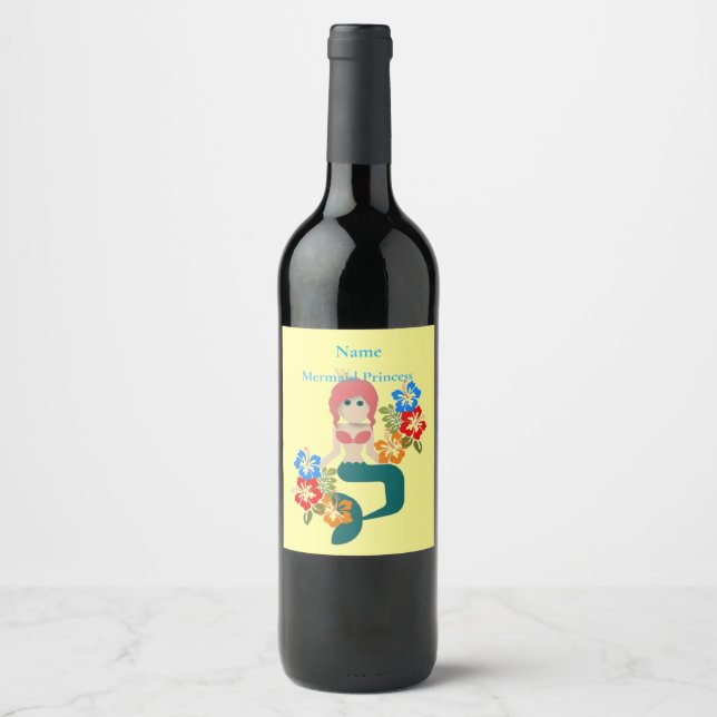 Rótulo De Garrafa De Cerveja Red Hereid Princesa Thunder_Cove (Frente)