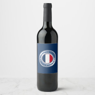 Rótulo De Garrafa De Cerveja República Francesa
