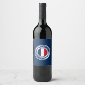 Rótulo De Garrafa De Cerveja República Francesa