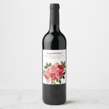 Rosa Floral Vermelho Graduação