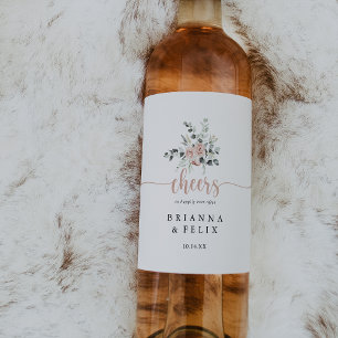 Rótulo De Garrafa De Cerveja Rosa Rosa Rosa Colada Clássica Anima Rotulagem de 