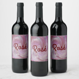 Rótulo De Garrafa De Cerveja Rosé