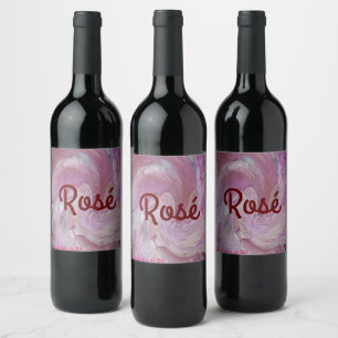 Rótulo De Garrafa De Cerveja Rosé