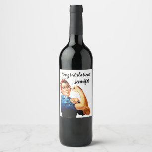 Rótulo De Garrafa De Cerveja Rosie, a personalização do ribeiro