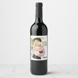 Rótulo De Garrafa De Cerveja Rótulo de degustação de vinho para chá de noiva