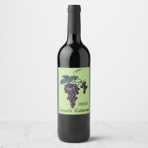 Rótulo De Garrafa De Cerveja Rótulo de Design de Vinho