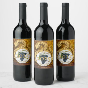Rótulo De Garrafa De Cerveja Rótulo De Ouro De Cobra Especiais De Cuvee Para A