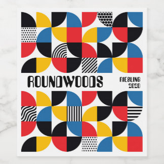 Rótulo De Garrafa De Cerveja Rótulo de Vinho Abstrato