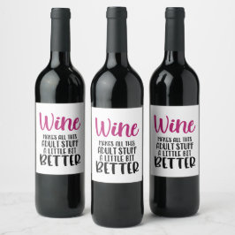 Rótulo De Garrafa De Cerveja Rótulo de Vinho Adulto Engraçado