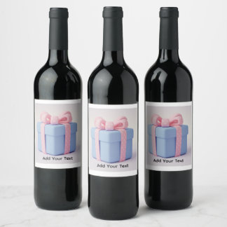 Rótulo De Garrafa De Cerveja Rótulo de Vinho Caixa de Presente
