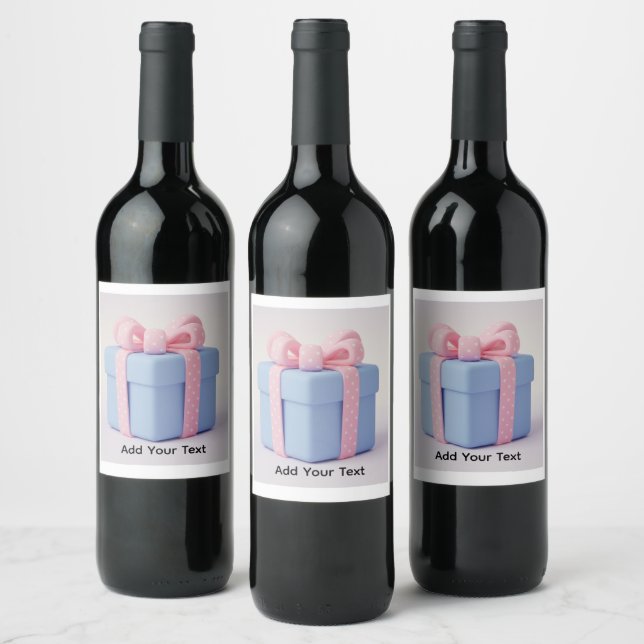 Rótulo De Garrafa De Cerveja Rótulo de Vinho Caixa de Presente (Garrafas)