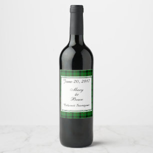 Rótulo De Garrafa De Cerveja Rótulo de Vinho Caseiro Escocês do Kincaide